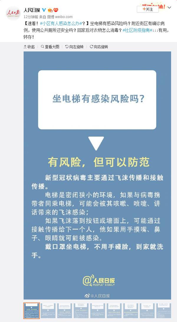 速看！小区有人感染怎么办？