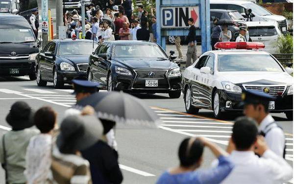 资料图：日本首相车队（产经新闻）