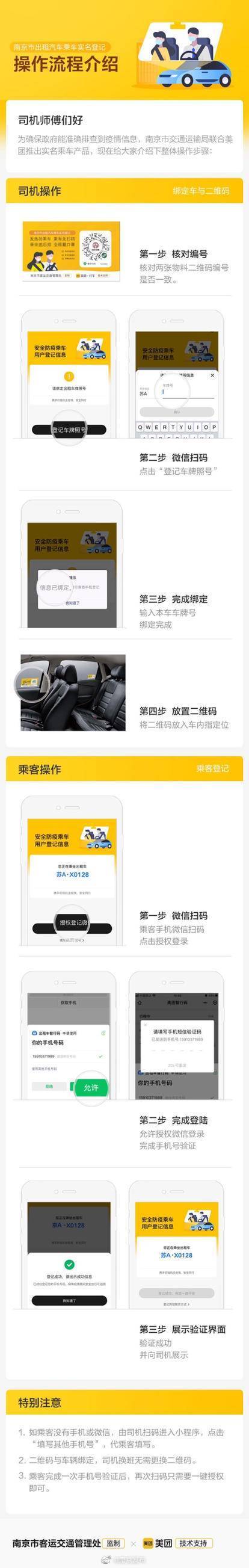 今起 南京乘出租车须实名登记