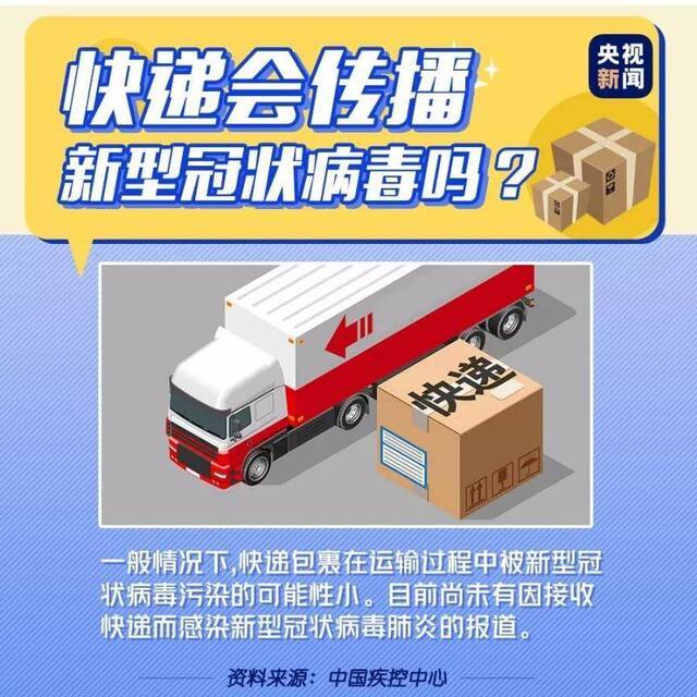 疫情期间收快递安全吗？这组图你一定要看