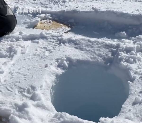 神奇地球！在南极朝137米冰洞扔冰会听到什么？