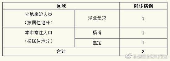 上海新增新冠肺炎确诊病例3例 累计确诊318例