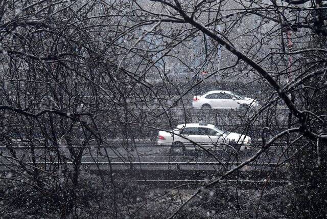 雪落京城（一） 北京今晨雨夹雪 白天有中到大雪