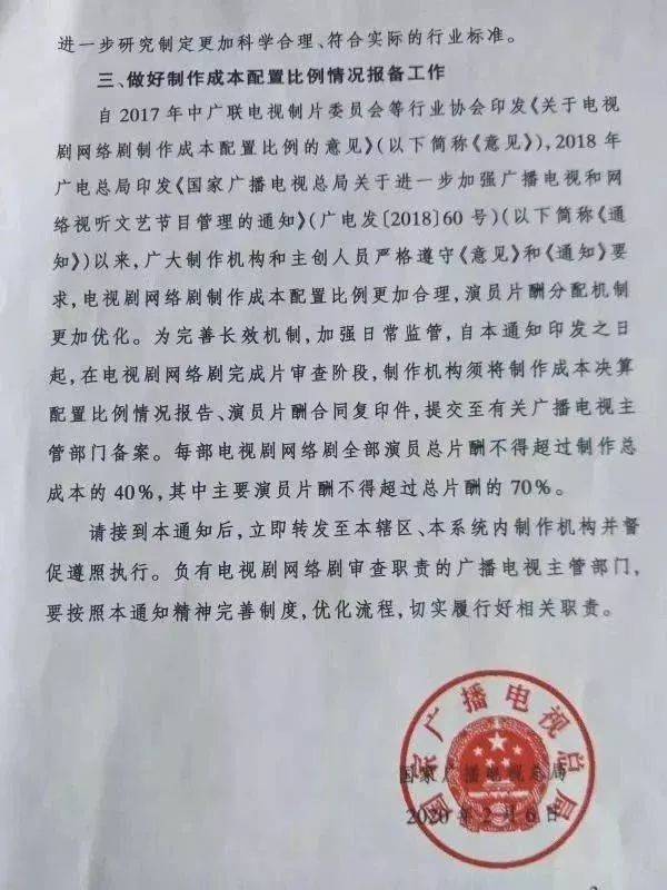 演员片酬合同复印件，提交至有关广播电视主管部门备案