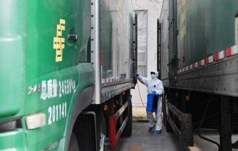 北京对武汉进京邮件“严防死守” 车辆邮件均需二次消毒