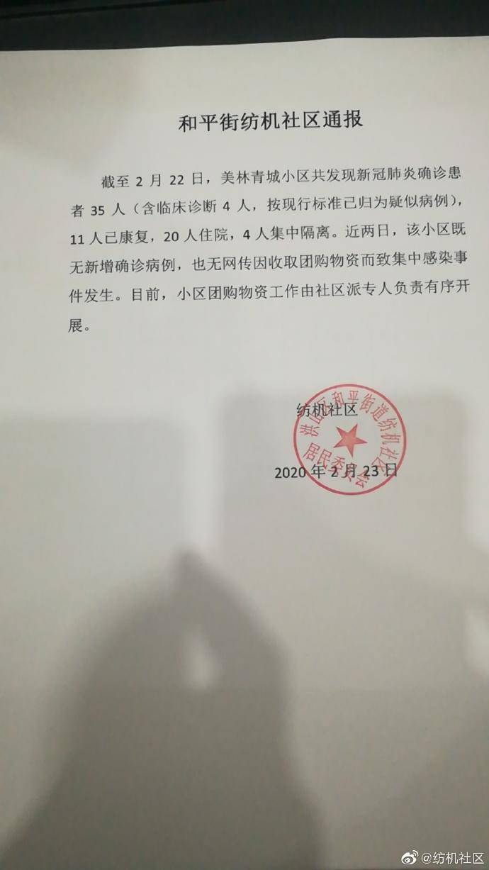 武汉一小区团购时防护不到位、致30多人确诊感染？假的！