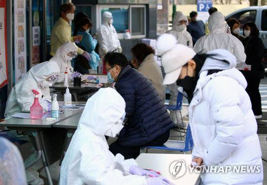 韩国新增123例新冠肺炎确诊病例，累计556例，其中4例死亡