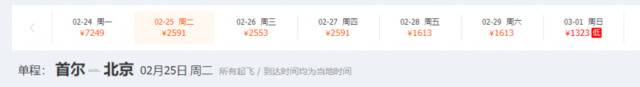 一天变价23次，首尔飞青岛机票500暴涨到4000