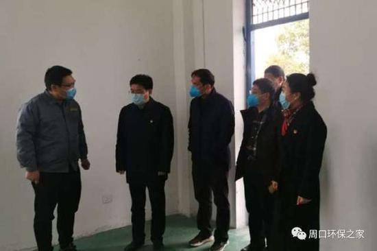 2月18日，刘建武在周口调研督导医疗废物处置工作。