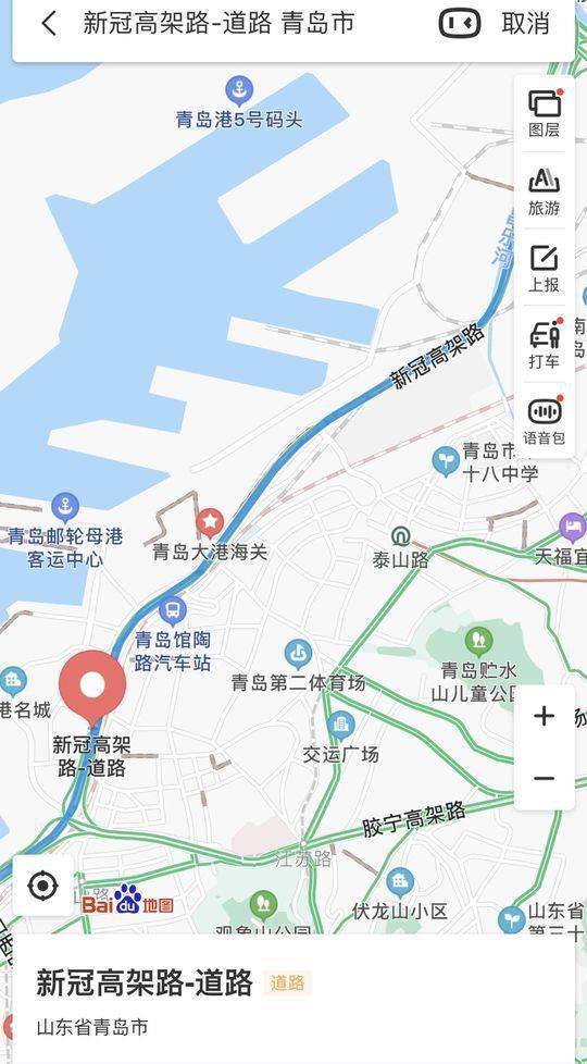 青岛新冠高架路坚持“不改名”背后： 持续运作5年的交通动脉 当地人已习惯简称