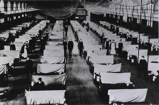 1918年“西班牙流感”造成全球5亿人感染夺走9000万条性命
