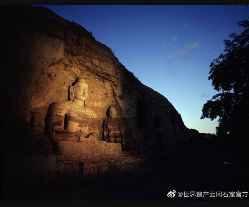 图片来源/世界遗产云冈石窟官方微博截图。