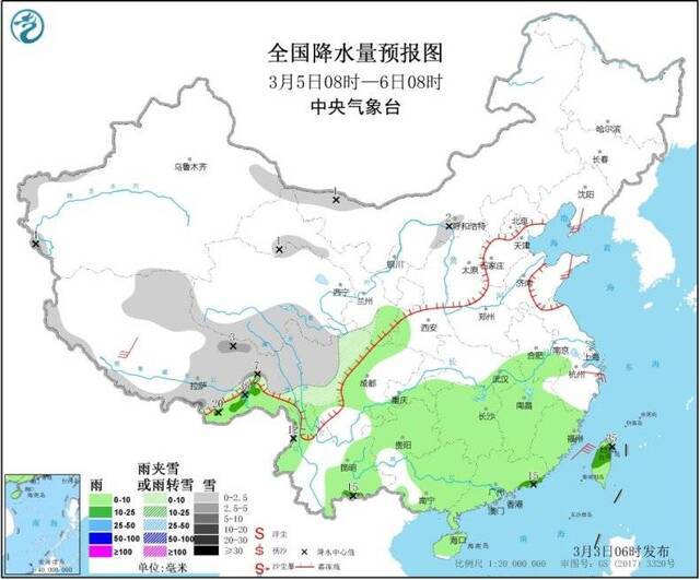 东北暴雪再来袭 南方降水耐力十足