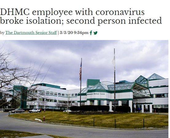 美媒：美国一医疗中心雇员疑似新冠病毒感染仍与他人聚集 后被确诊