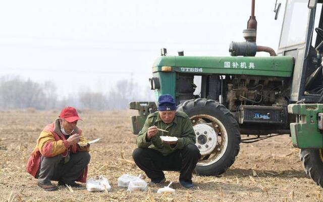 理地备耕，京郊农民忙起来