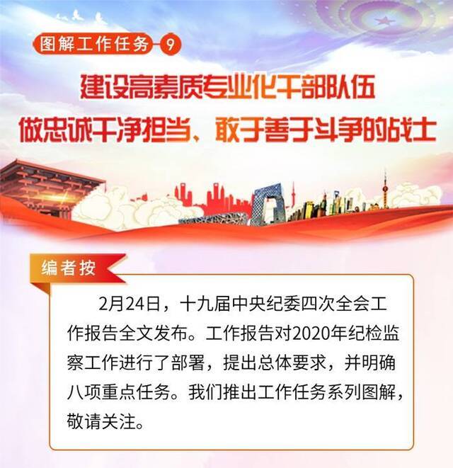 图解工作任务9  建设高素质专业化干部队伍