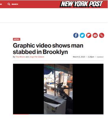 美媒：亚裔男子在纽约布鲁克林遇袭，被捅数刀生命垂危，当地官员称“与新冠病毒无关”