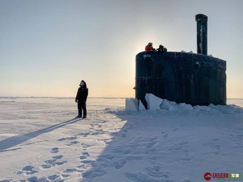美军潜艇在北极秀破冰上浮 俄将军不服：我们所有核潜艇都能做到