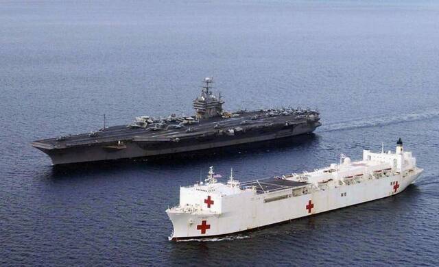 美军动用世界最大医院船抗击疫情 却不收治确诊患者