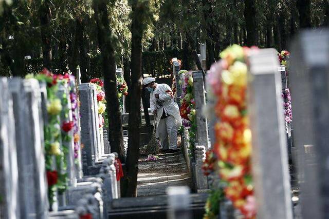 预约祭扫开放首日 北京1.6万余人现场扫墓｜组图