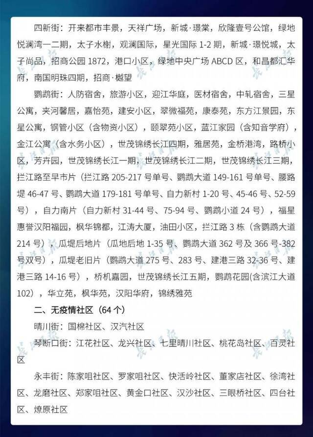 新增728个，武汉市88.7%的小区无疫情