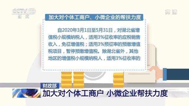 财政部：出台一揽子减税降费措施支持疫情防控