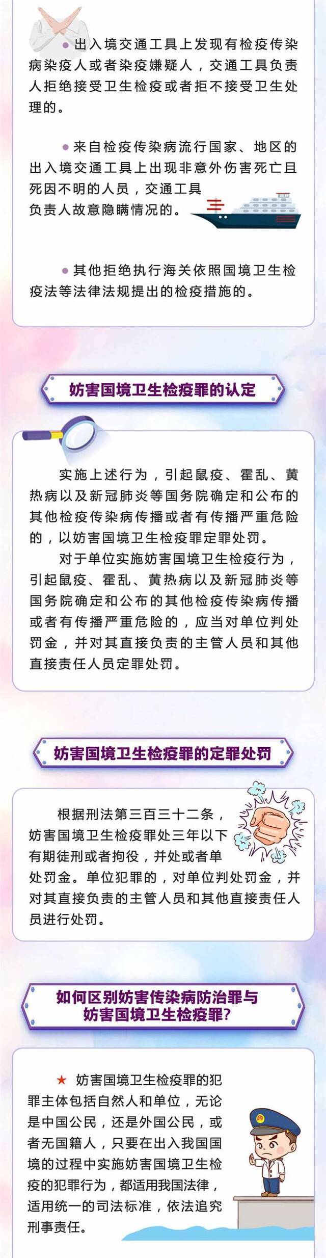 入境人员哪些妨害国境卫生检疫行为会被定罪入刑？