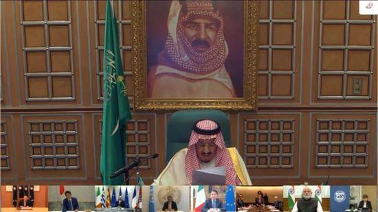 图片来源：沙特外交部官方账号。沙特为今年G20主席国。