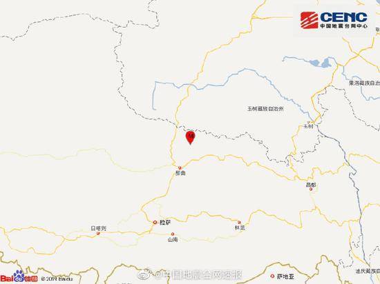 西藏那曲市聂荣县发生3.0级地震 震源深度9千米