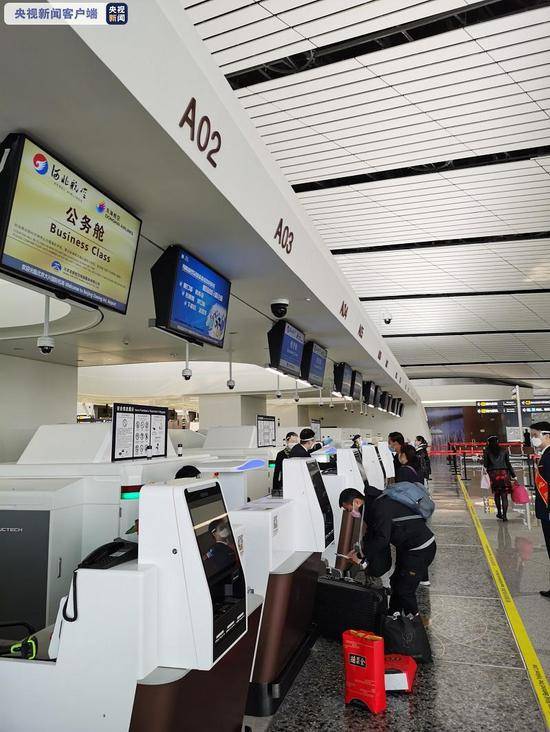 厦航、重庆航、东海航入驻大兴机场 新值机柜台布局方案生效