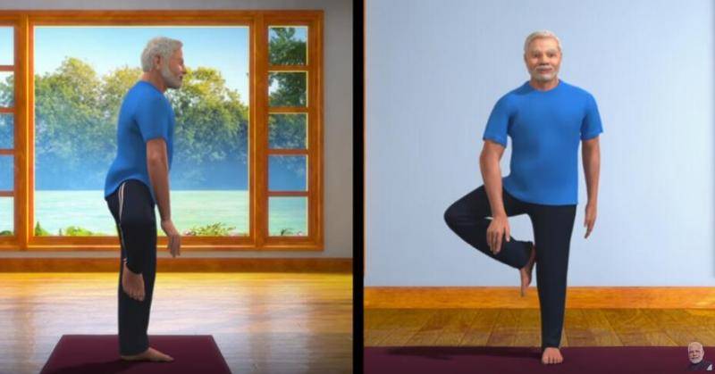 呼吁民众“全国封锁”期间练瑜伽，印度总理莫迪开启“线上教学”模式