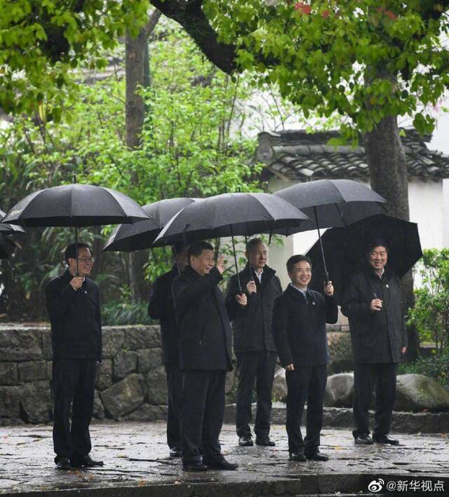 习近平考察杭州湿地保护和城市治理情况