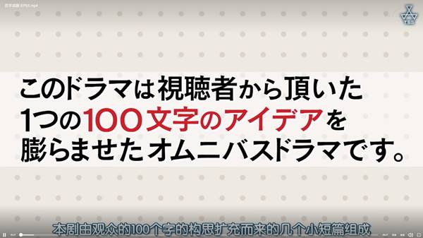 《百字成剧》：观众开100个字的脑洞电视台来实践