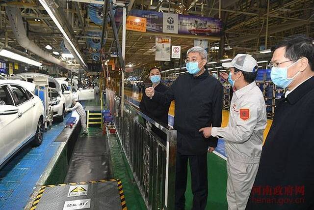 尹弘在郑州调研时强调 抢抓机遇加快发展提升汽车产业优势