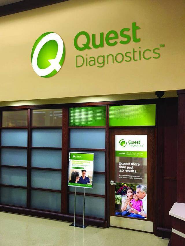 Quest Diagnostics公司的营业网点图自：社交媒体