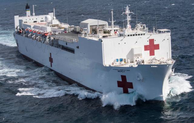 美国海军“仁慈”号（USNS Mercy T-AH-19）医院船图源：USNI