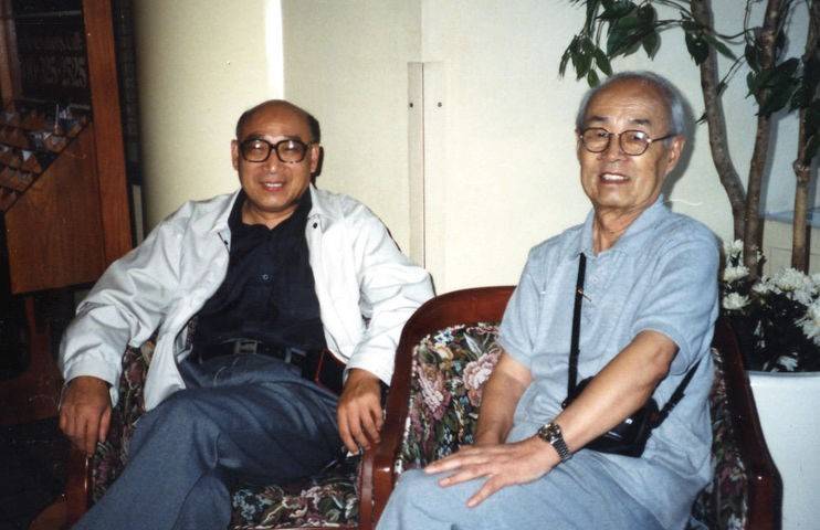 1990年，柳和埙与谭抒真在纽约合影