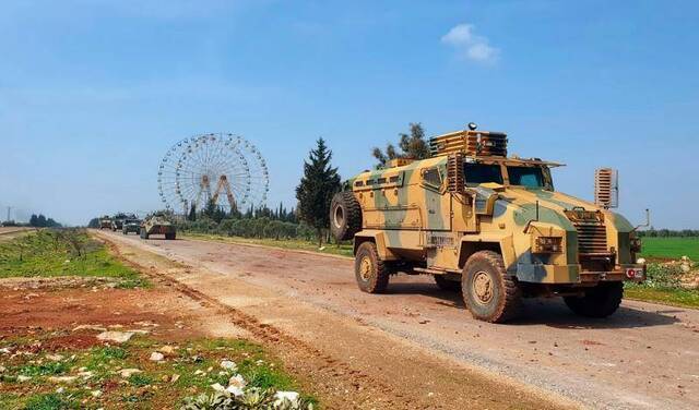 土耳其国防部长：土俄在叙伊德利卜完成第三轮联合巡逻