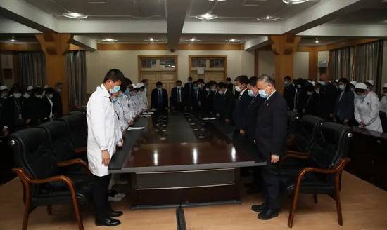 齐鲁医院举行张静静同志追思会，生前同事代表等60余人参加