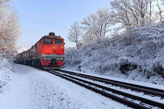 绥芬河冬日雪景。/图片来自绥芬河市政府官网