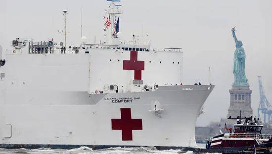 美海军“安慰”号医院船（资料图）