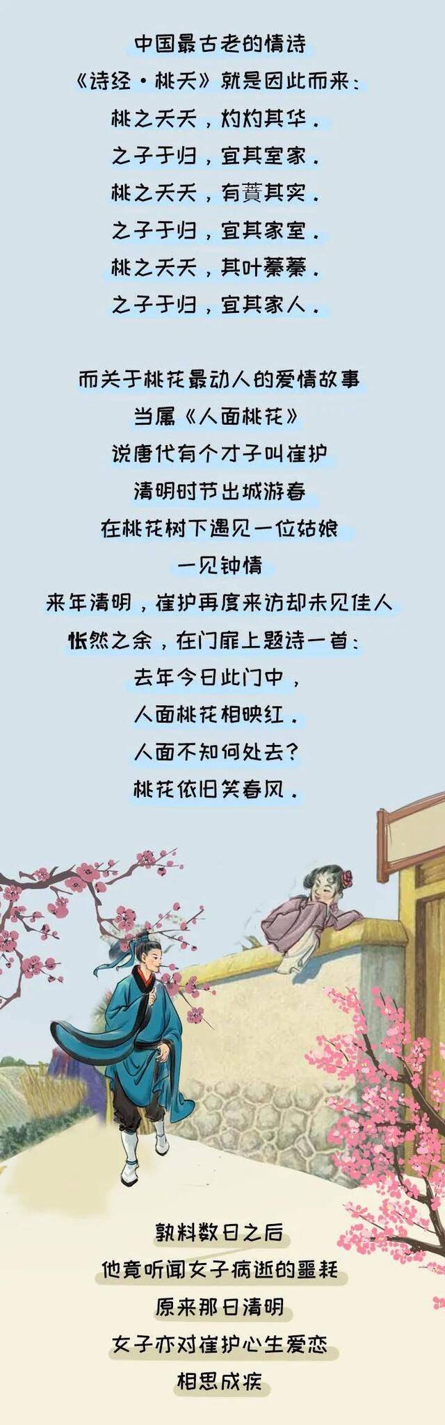 这桃花不止十里，不信你看……