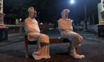 印尼爪哇岛村民“硬核抗疫”：裹白布扮鬼游荡，阻止人们出门