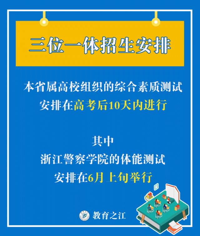 取消中考体育测试 ，体育分不计入中考总分…… 浙江调整2020年部分教育考试招生安排