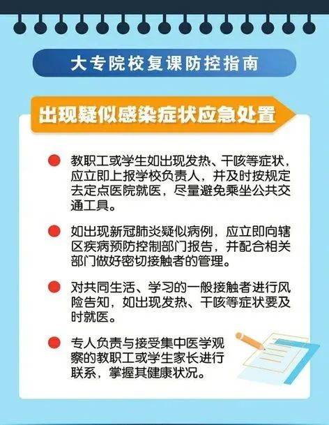 大专院校复课如何防控？9张海报细分解