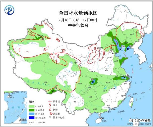 南方不断升温 北方多地沙尘 17日起大范围降水来袭