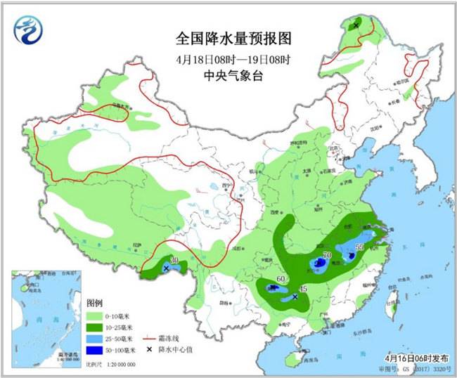 南方不断升温 北方多地沙尘 17日起大范围降水来袭