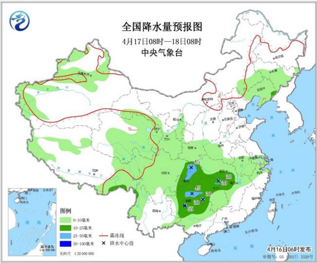 南方不断升温 北方多地沙尘 17日起大范围降水来袭