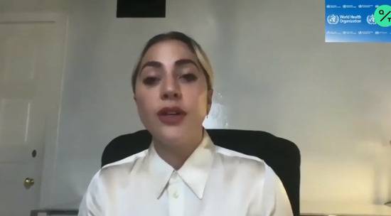 Lady Gaga公开力挺世卫总干事谭德塞：“你真的是一个超级明星”