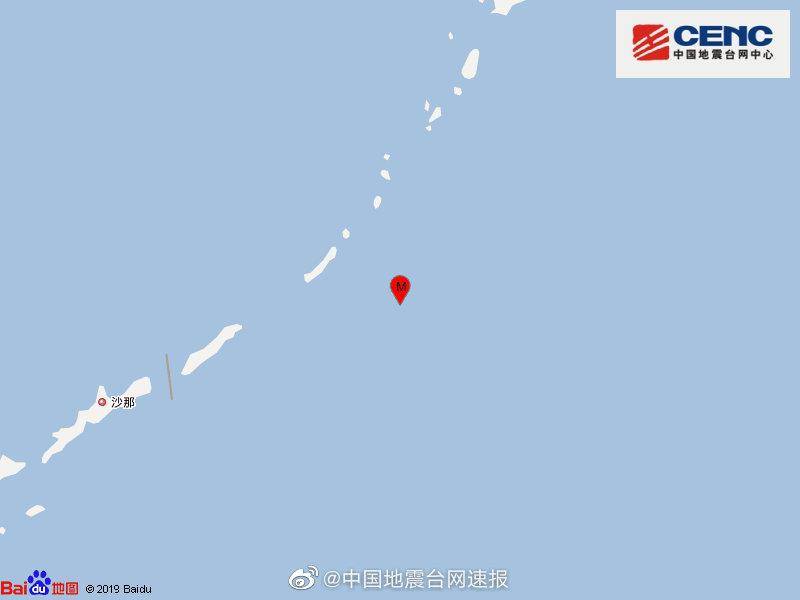 千岛群岛以东海域发生5.1级地震震源深度10千米